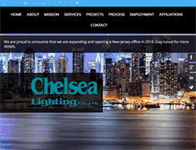 Tablet Screenshot of chelsealighting.com